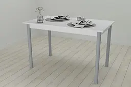 Стіл кухонний Ferrum-decor Беніта 75x120x70 Сірий ДСП Біле 16мм (FRD-106278) - мініатюра 4