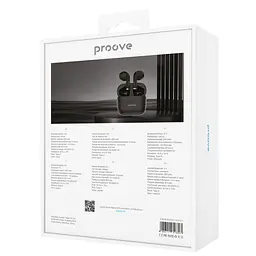 Бездротові навушники Earphones Proove Mainstream, IPX4, ENC, BT5.3, 40mAh, 400mAh, 4h, TWS black UA UCRF - мініатюра 7