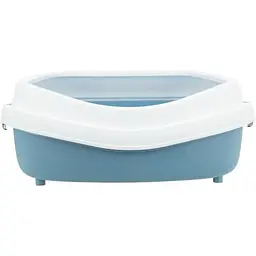 Туалет для кішок Trixie Primo XXL з бортиками синьо-білий 56 х 25 х 71 см - мініатюра 4