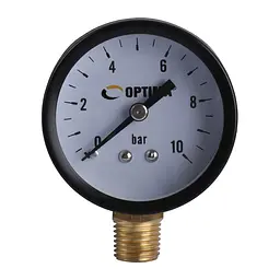Манометр Optima 10 атм. 50 мм 000020924