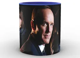 Кружка GeekLand білі Агенти Щ.И.Т Agents of S.H.I.E.L.D. агенти на чорному тлі AS.02.001 - мініатюра 4