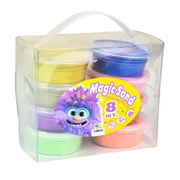 Набір кінетичного піску Strateg Magic sand 8 шт. (39406)