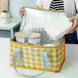 Термосумка для пляжу та пікніка 35×20×20 см • Сумка-холодильник для продуктів, напоїв, відпочинку, дороги та кемпінгу - мініатюра 6