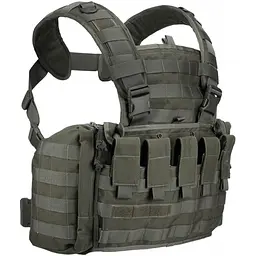 Жилет розвантажувальний Tasmanian Tiger Chest Rig MKII M4 Olive (1033-TT 7160.331) - мініатюра 2