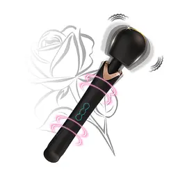 Вібратор B - Series Cute Perfect Wand 30 см (чорний) - мініатюра 14