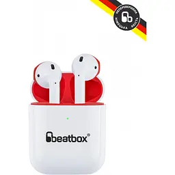 Навушники BeatBox PODS AIR 2 Wireless Charging White-Red (bbpair2wcwr) - мініатюра 5