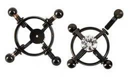 Затискачі на соски Bad Kitty Nipple Jewellery чорний - мініатюра 4