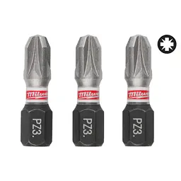 Біта SHOCKWAVE MILWAUKEE, PZ3, 25мм, (3шт)
