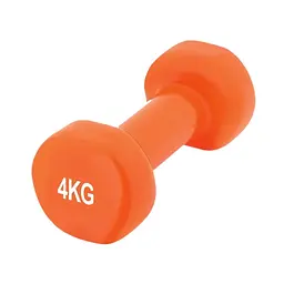 Гантель вінілова Power Play 4125 Achilles 4 кг, Orange