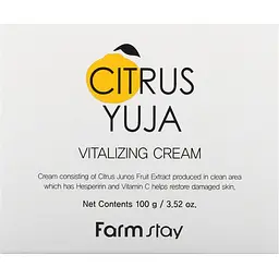 Крем для обличчя FarmStay Citrus Yuja Vitalizing Cream 100 г - мініатюра 3