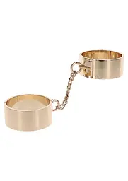 Наручники золотисті металеві Slave Wrist Cuffs Taboom