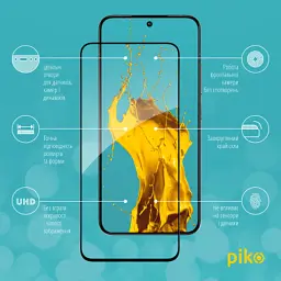 Скло захисне Piko Full Glue Xiaomi 14 Black (1283126591242) - мініатюра 2