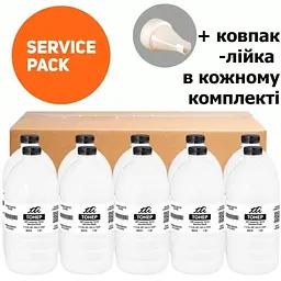 Тонер TTI HP LJ 1010/1200/1160/P2015 Service pack у флаконах пакет 10х1 кг (T102-3) - мініатюра 2