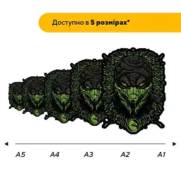 Деревяний фігурний пазл МК Рептилія, А3, Картонна коробка 200 елементів - мініатюра 2
