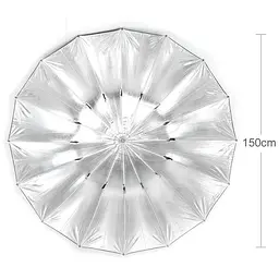 Фотопарасолька Visico AU160-B (150 см) Silver/Black параболічна - мініатюра 3