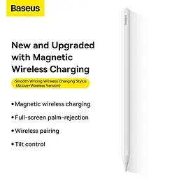 Стилус Baseus Smooth Writing Wireless Charging Stylus Active+Wireless Version SXBC020102 - мініатюра 6