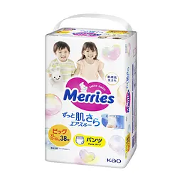 Підгузки Merries Трусики Super Jumbo XL 12-22 кг 38 шт (4901301425881)