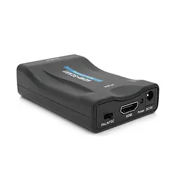 Конвертер Voltronic HDMI(тато) на SCART(мама), 5V/2A + перехідник, Black, Box, Q250 - мініатюра 3