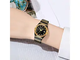 Годинник наручний жіночий 2342BKGD Black-Gold Skmei acs0030006 - мініатюра 4