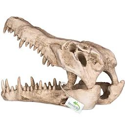 Декорація череп крокодила Terrario Crocodile Skull XL 23x11x16см (251115) - мініатюра 6