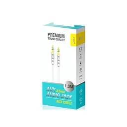 Кабель мультимедійний AUX 1.0m CB-AW11 white Piko (1283126489167) - мініатюра 3