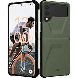 Оригінальний протиударний чохол UAG Civilian Samsung Galaxy Z Flip4 Olive (214007117272) - мініатюра 3