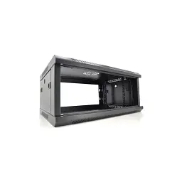 Шафа настінна Merlion 4U 19" 600*600*279 (Ш*Г*В)мм, black (Ml3-6604 / 23524) - мініатюра 2
