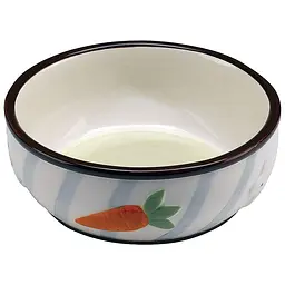 Керамічна миска для гризунів Ferplast PA 1089 Rabbit Bowl коричнева Ø 12.7 см 71089000