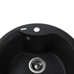 Гранітна мийка Globus Lux ORTA чорний 485мм-А0002 - мініатюра 3