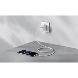 Кабель Xiaomi USB Type C 3 A (BHR 087 GGL) white 1 m UA - мініатюра 5