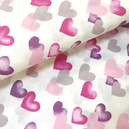 Дитяча постільна білизна в ліжечко LOVE CS2, фуксія (LoveRoseVioGrey_Rose110x160_140) - мініатюра 7