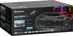 Портативна акустика Defender Beatbox 50 Black (65950) (7055827) - мініатюра 8