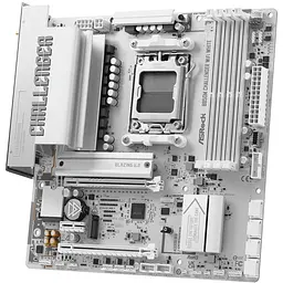ASRock B850M CHALLENGER WIFI WHITE (AM5/B850, 4*DDR5, 2xPCIex16, HDMI, 4xSATA,2xM.2, 2.5GLan, mATX)