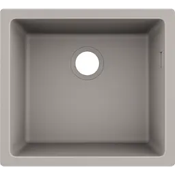 Кухонна мийка Hansgrohe S510-U450 під стільницю 500x450 Concretegrey 43431380, Sand