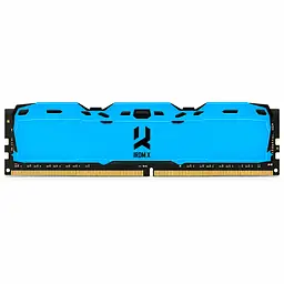 Оперативна пам'ять GoodRam 8GB DDR4 3000MHz Iridium X Blue (IR-XB3000D464L16S/8G) Б/В