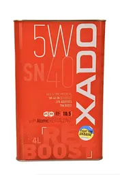 Моторна олива XADO Atomic Oil 5W-40 SN Red Boost 4 л (ХА 26269) - мініатюра 2