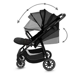 Прогулянкова коляска Kidwell Enzo Black - мініатюра 9