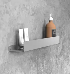 Настінна полиця для ванни та душу Rea SF04 60 см nickel brushed REA-47004 - мініатюра 2