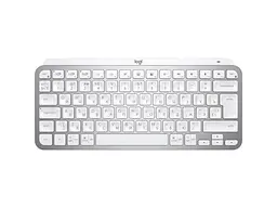Клавіатура Logitech MX Keys Mini Minimalist US Pale Grey (920-010499) - мініатюра 2