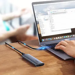 Зовнішня кишеня для SSD M.2 (NVME) M-KEY UGREEN 3.1 GEN2 CM400 сіра - мініатюра 3