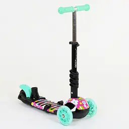 Самокат 5 в 1 Best Scooter 59х15х29 см Різнобарвний 000231486 - мініатюра 3