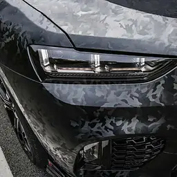 Автомобільна Плівка ПВХ під Карбон 3D Прозора 1.52 Метра х 10 см 160 мікрон (CL-3DCF-15) - мініатюра 6