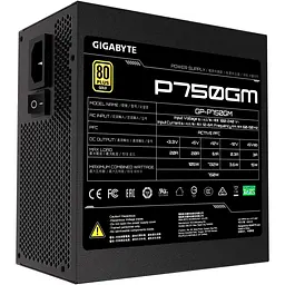 Блок живлення Gigabyte P750GM 750W (GP-P750GM) [93736] - мініатюра 5