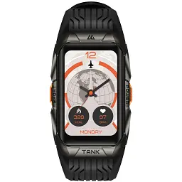 Смарт-годинник Kospet Tank X2 Ultra у протиударному тактичному корпусі black (16978) - мініатюра 6