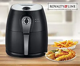 Фритюрниця Royalty Line RL-AF3.1 об'єм 3 л 1400 Вт Black - мініатюра 4