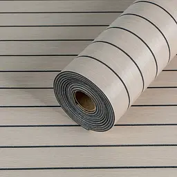 Покриття вінілове самоклеюче 3D рейки Білий Шпон 600х2900х3 мм SW-00002904 - мініатюра 3