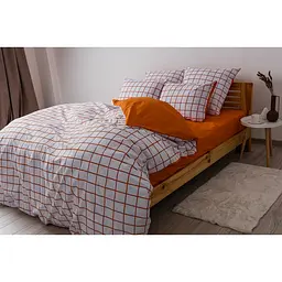 Постельное белье полуторное ТЕП Terracotta Check 2-00881-25216 150х215 см