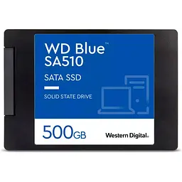 SSD накопичувач WD Blue SA510 500GB (WDS500G3B0A) [81916]