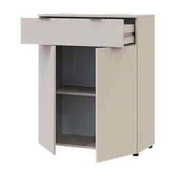 Комод Doros Рон 2 2 фасади 1 шухляда Кашемір 80х38х100 (41516044) - мініатюра 6