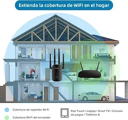 Wi-Fi репітер для посилення сигналу бездротової мережі - мініатюра 5